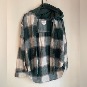 American eagle oversized flannel